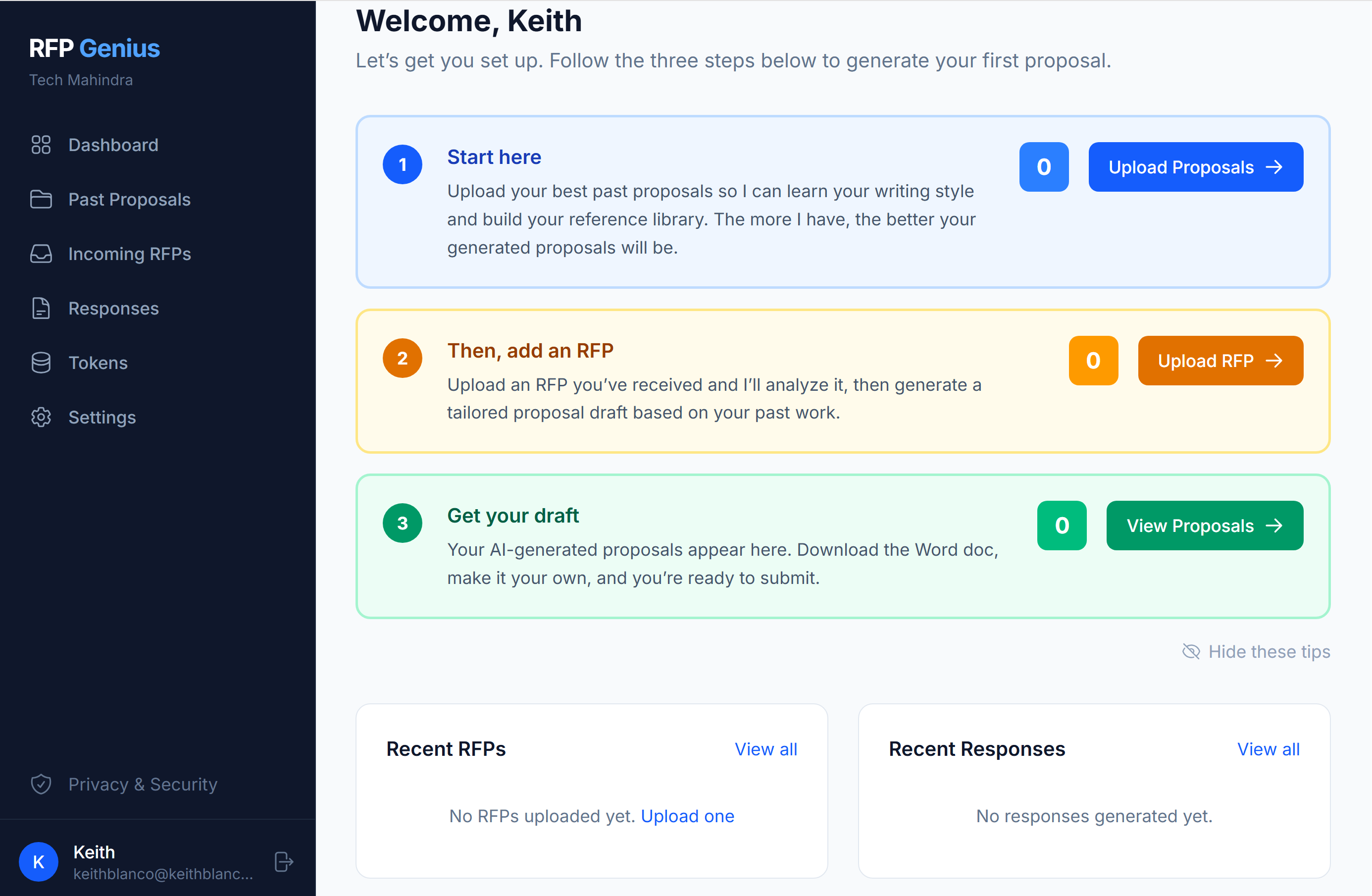 RFP Genius Hub - AI Proposal Generator